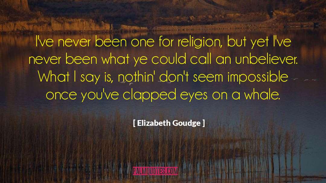 Unbeliever quotes by Elizabeth Goudge