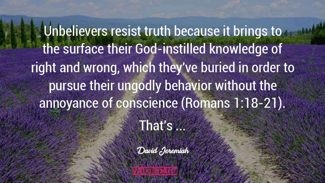 Unbelievers quotes by David Jeremiah