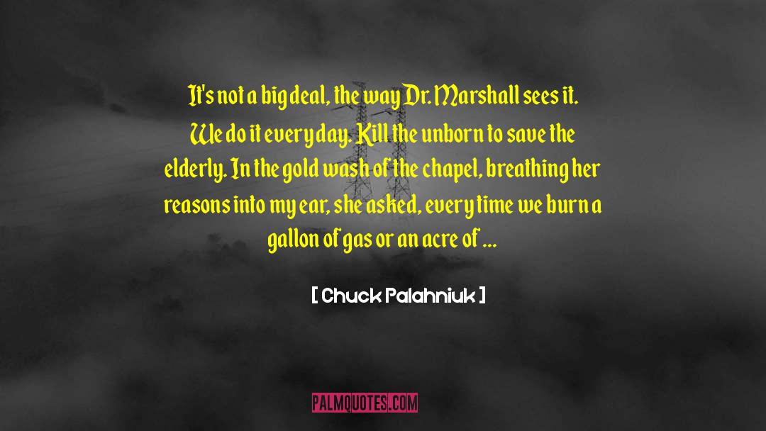 Unborn Baby quotes by Chuck Palahniuk