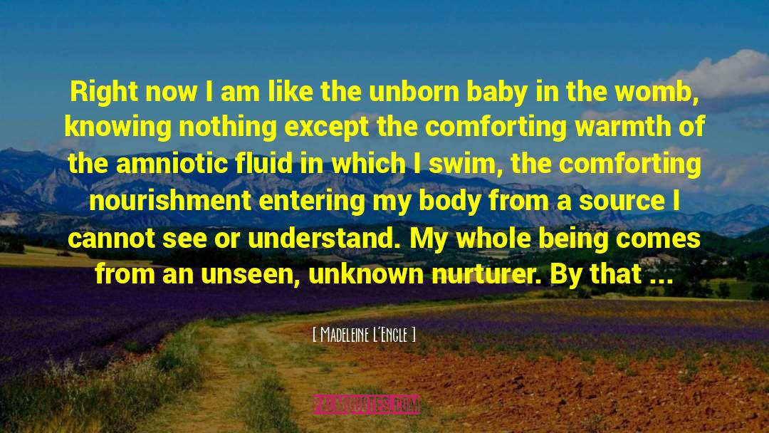 Unborn Baby quotes by Madeleine L'Engle