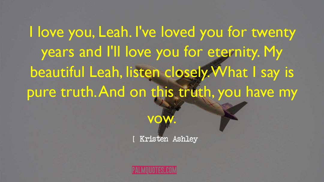 Unbreakable Vow quotes by Kristen Ashley