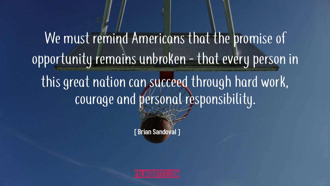 Unbroken Promises quotes by Brian Sandoval