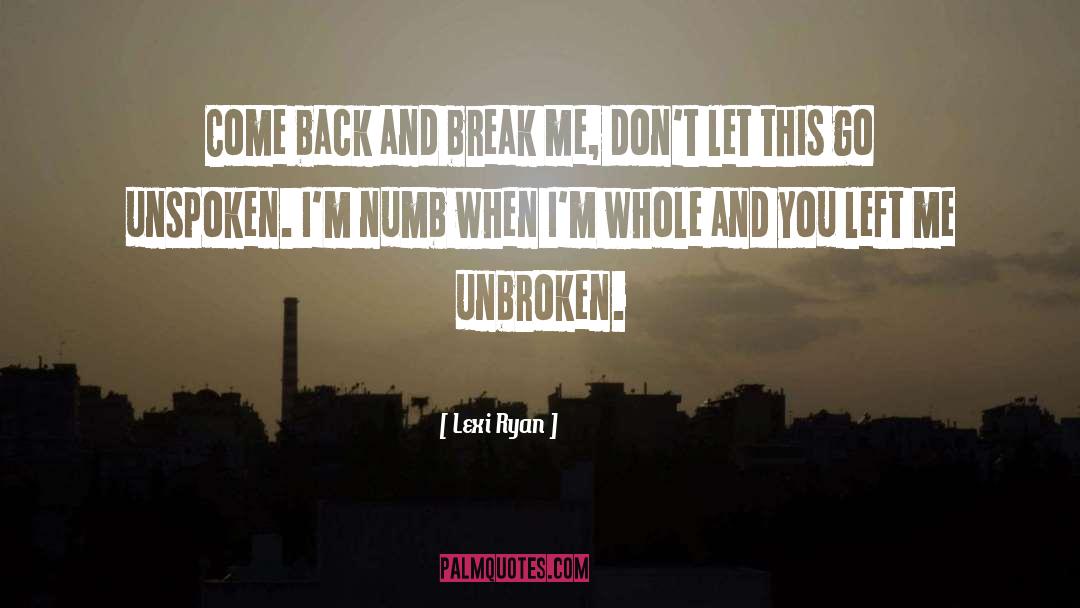 Unbroken Watanabe quotes by Lexi Ryan