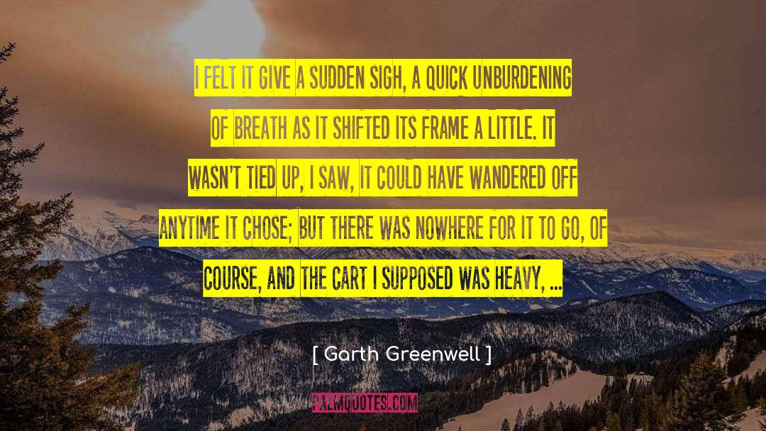 Unburdening quotes by Garth Greenwell