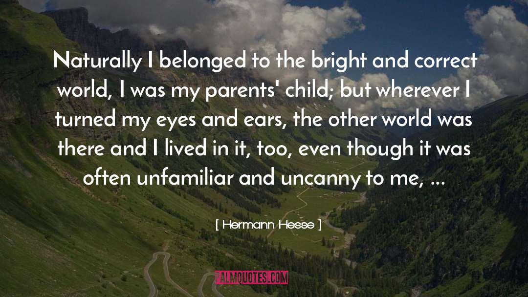 Uncanny quotes by Hermann Hesse