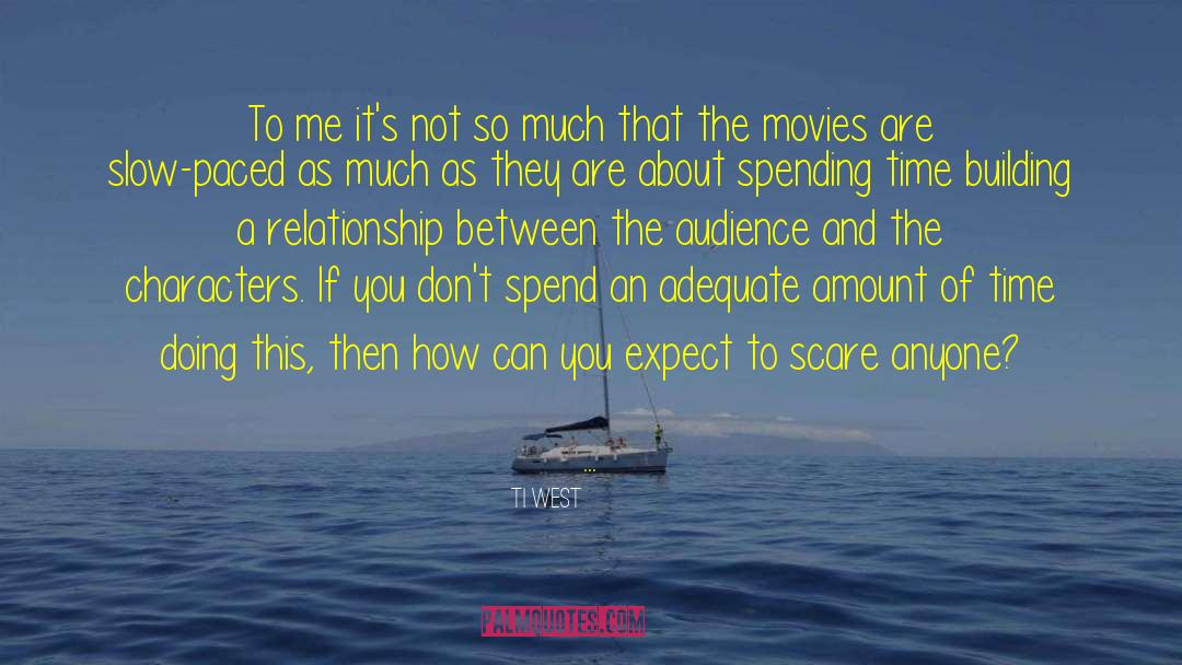 Uncertainty Of Relationship quotes by Ti West