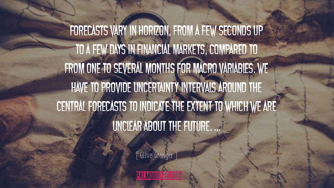 Uncertainty quotes by Clive Granger