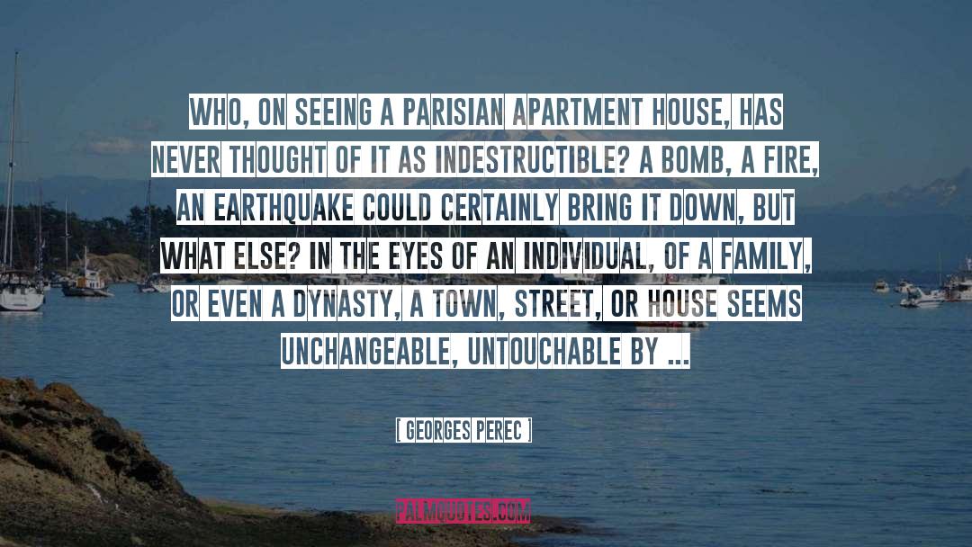 Unchangeable quotes by Georges Perec