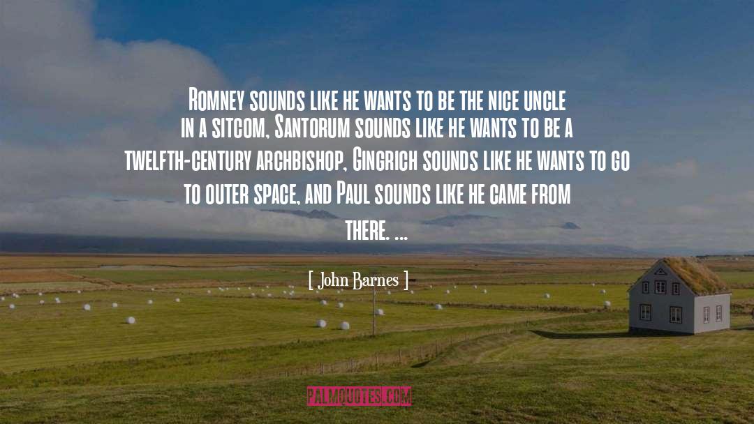 Uncle John Feather quotes by John Barnes