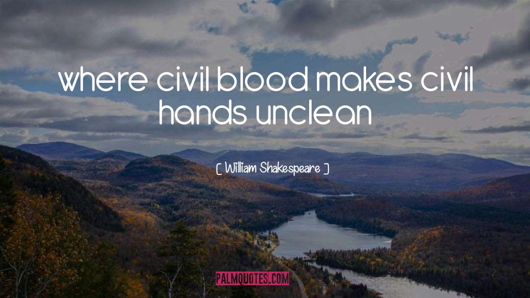 Unclean Person quotes by William Shakespeare