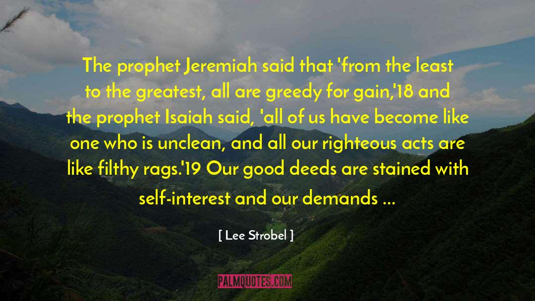 Unclean quotes by Lee Strobel