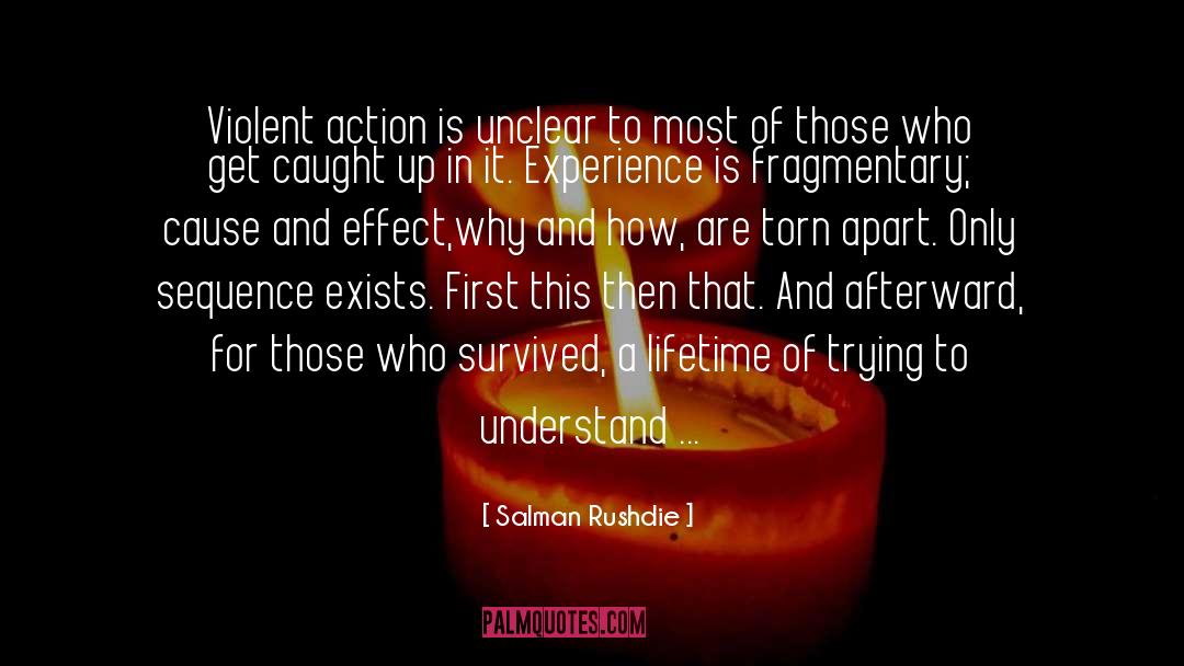 Unclear quotes by Salman Rushdie