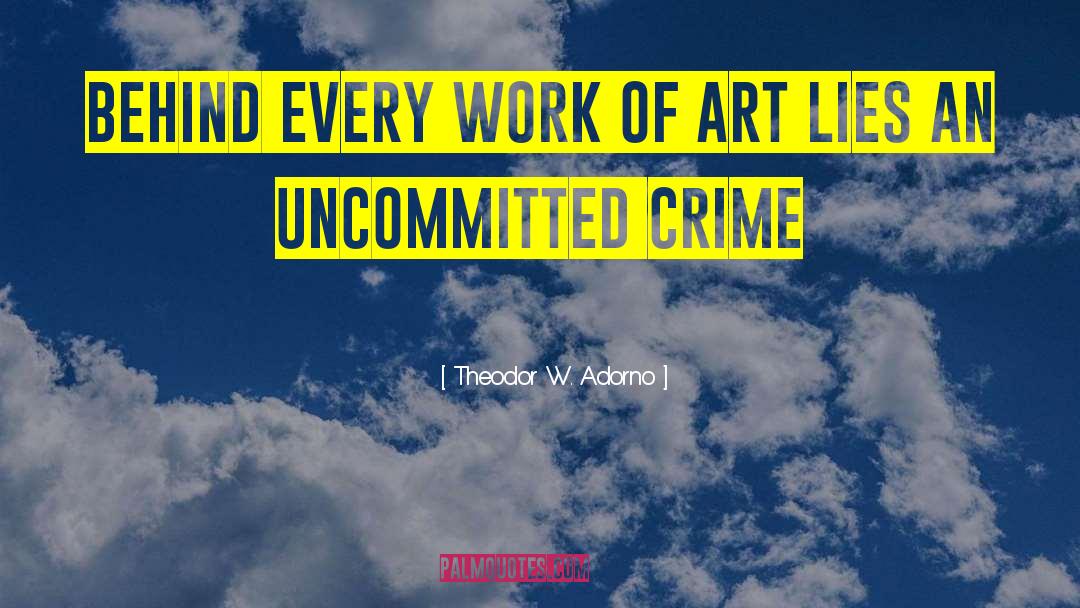 Uncommitted quotes by Theodor W. Adorno