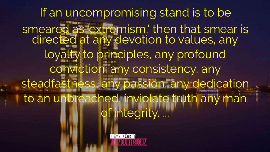 Uncompromising quotes by Ayn Rand