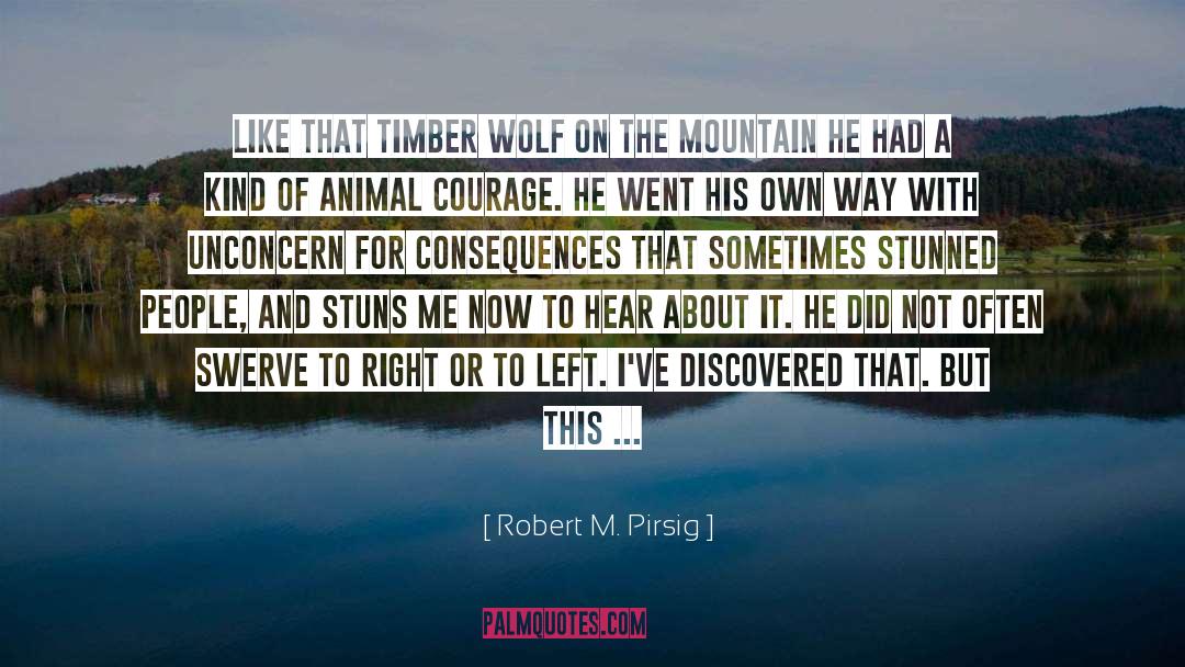Unconcern quotes by Robert M. Pirsig