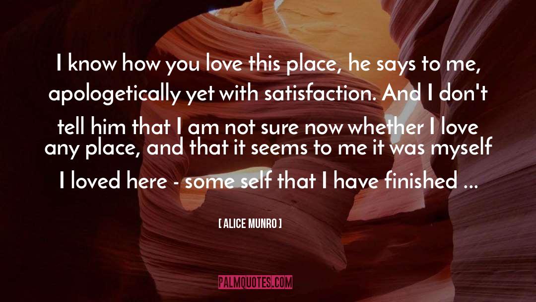 Unconditional Self Love quotes by Alice Munro