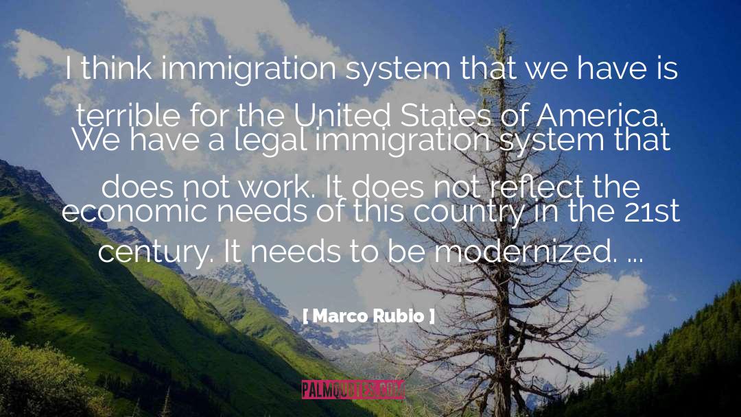 Uncontrolled Immigration quotes by Marco Rubio