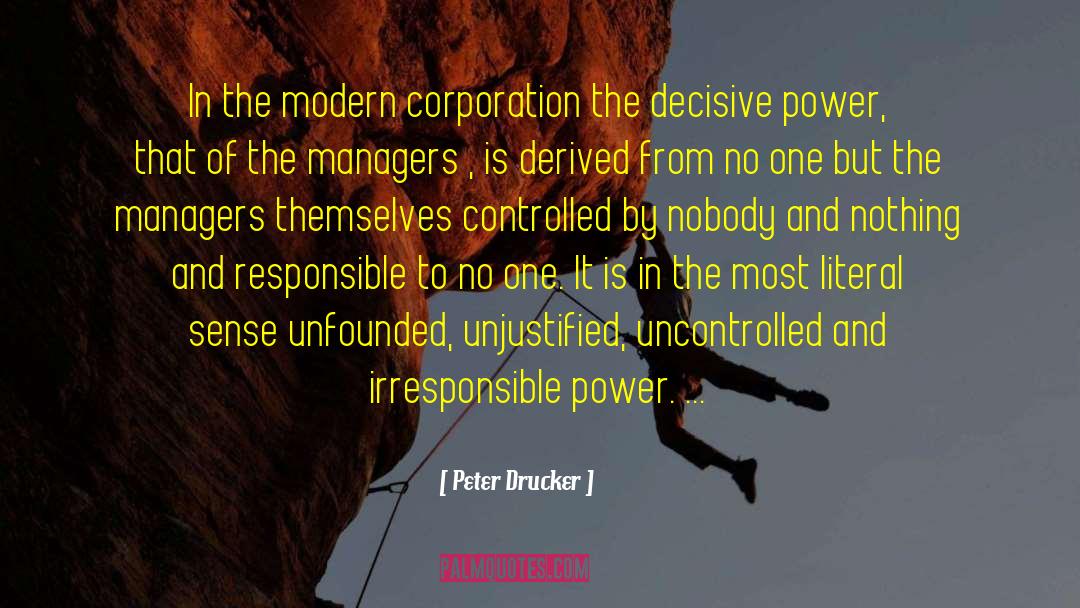 Uncontrolled quotes by Peter Drucker