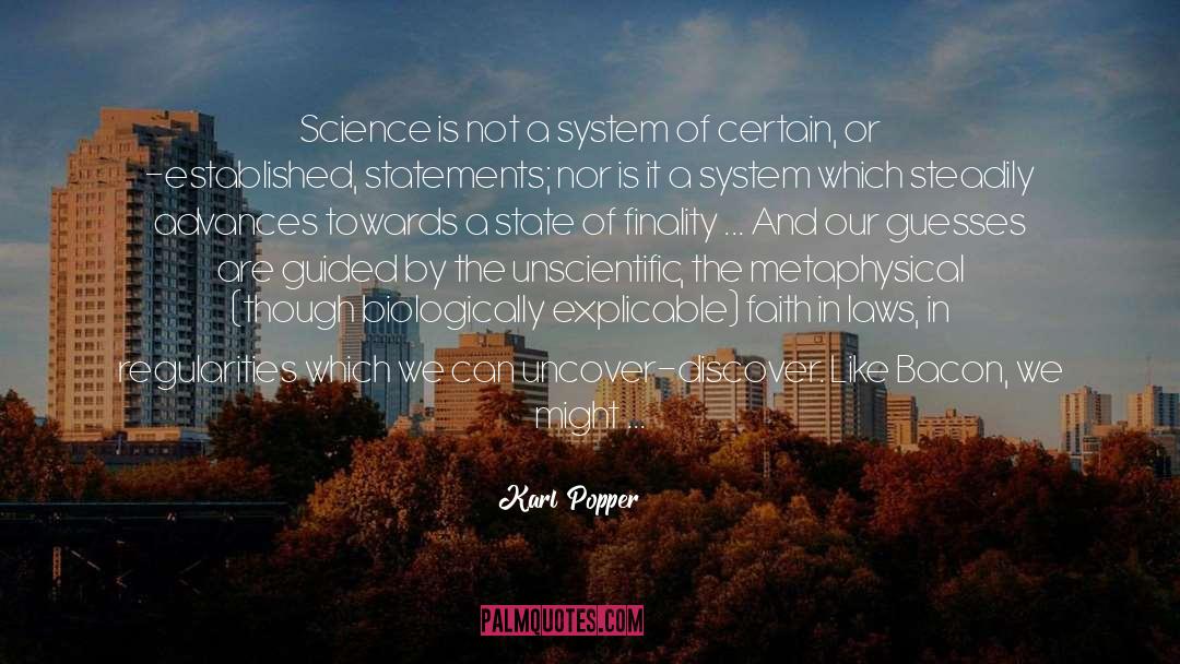 Uncover quotes by Karl Popper