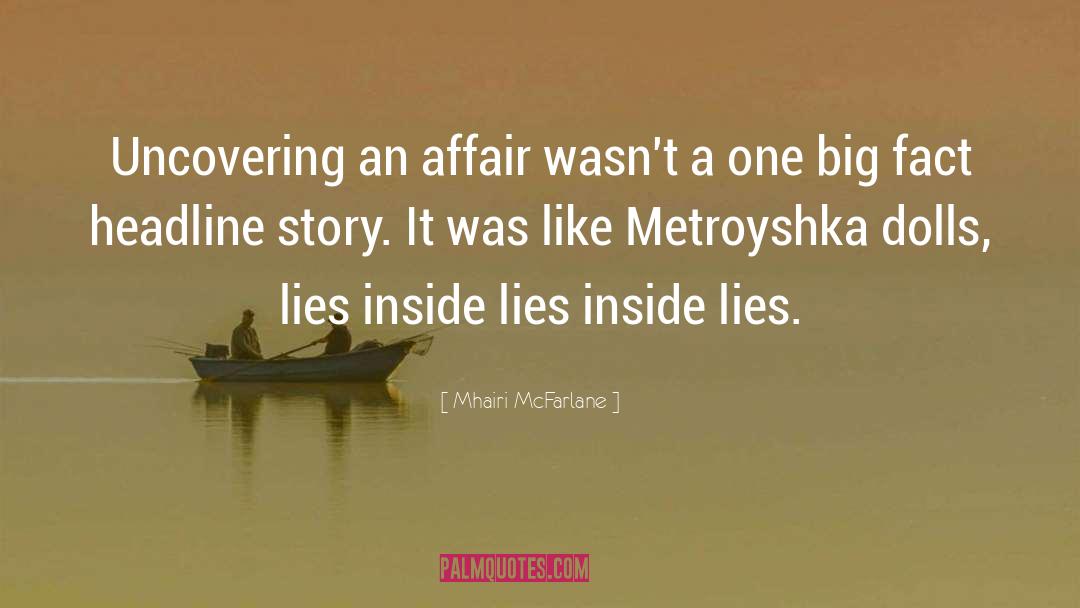 Uncovering quotes by Mhairi McFarlane