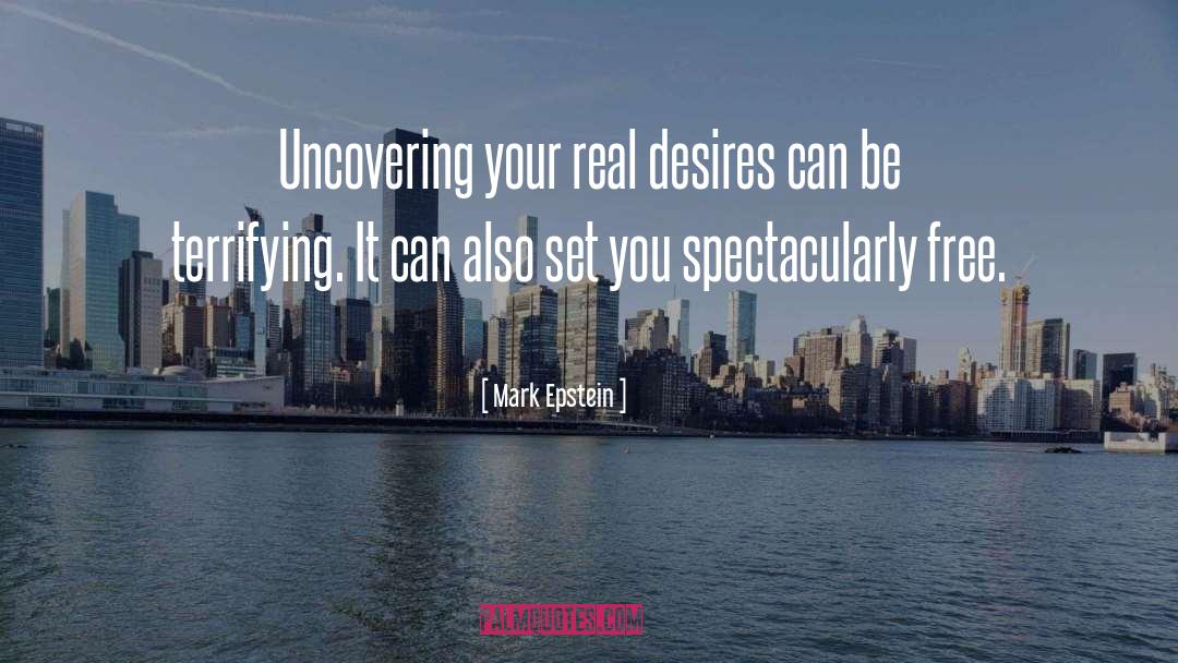 Uncovering quotes by Mark Epstein