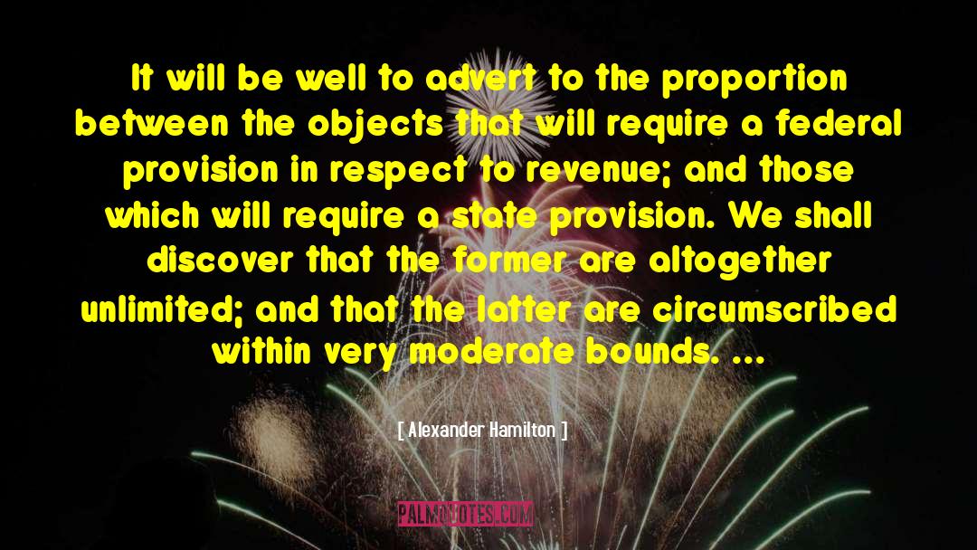 Uncredited Federal Revenue quotes by Alexander Hamilton
