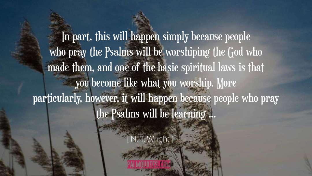 Uncrossing Psalms quotes by N. T. Wright