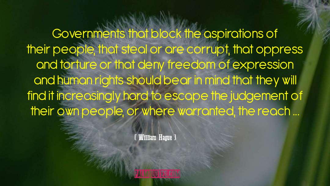 Uncut Block quotes by William Hague