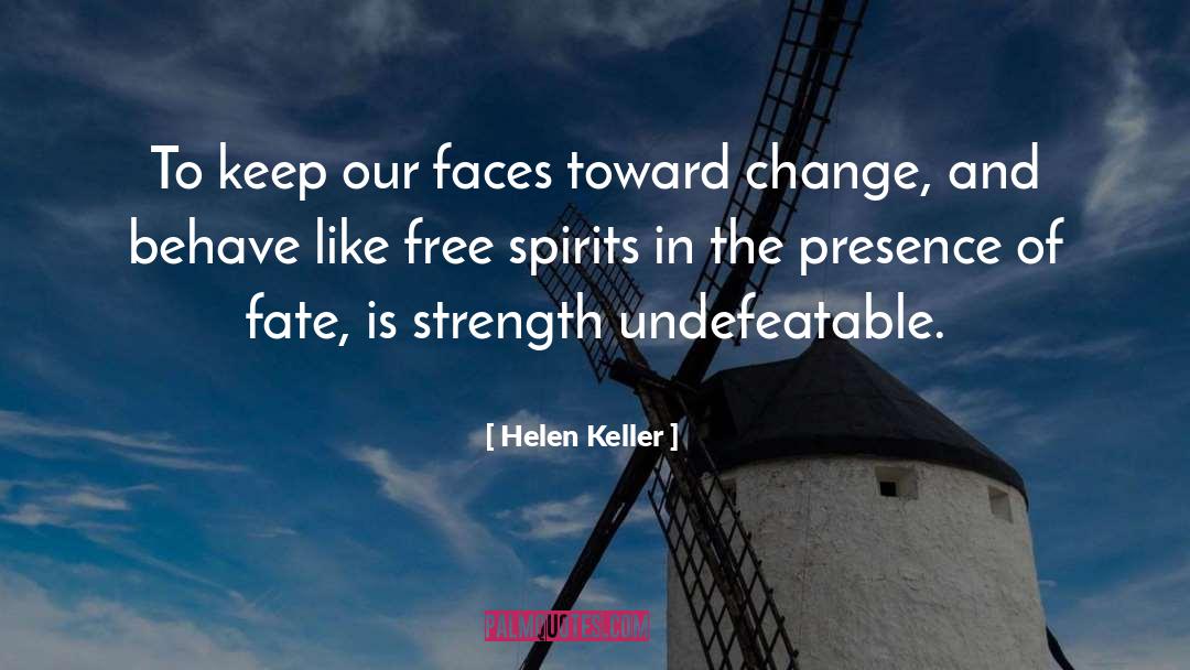 Undefeatable quotes by Helen Keller