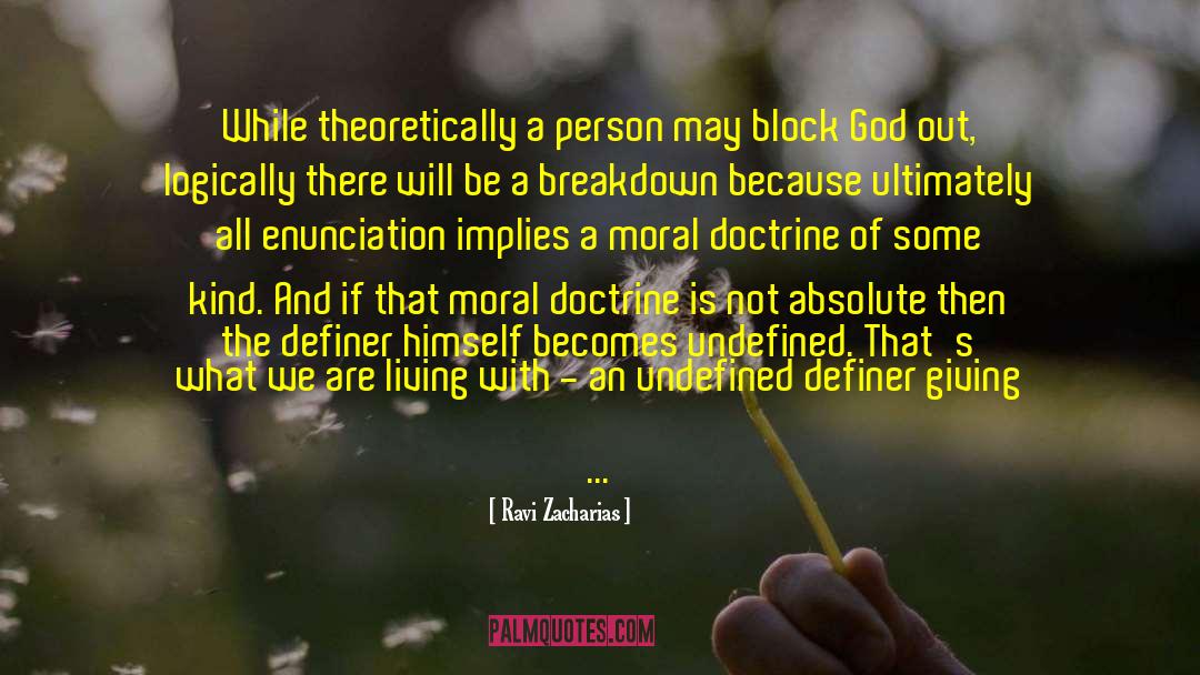 Undefined quotes by Ravi Zacharias