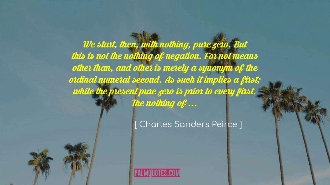 Undefined quotes by Charles Sanders Peirce