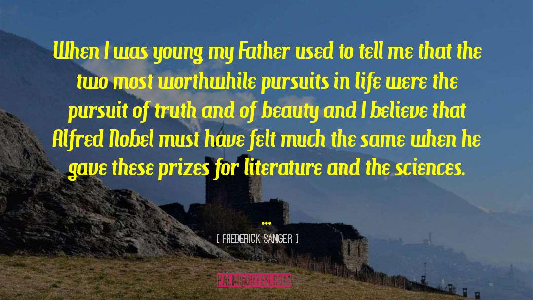 Undeniable Beauty quotes by Frederick Sanger