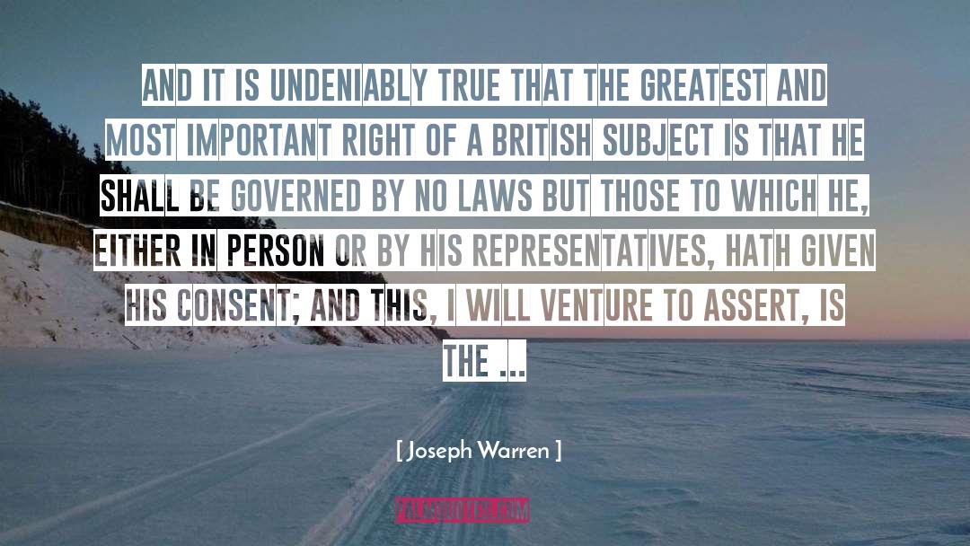 Undeniably quotes by Joseph Warren