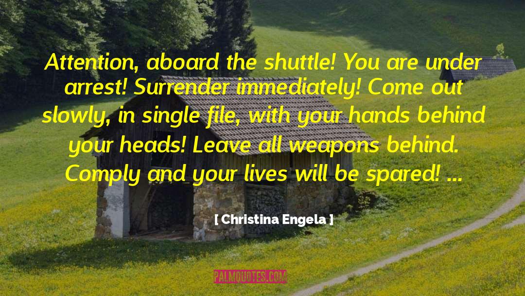 Under Arrest quotes by Christina Engela