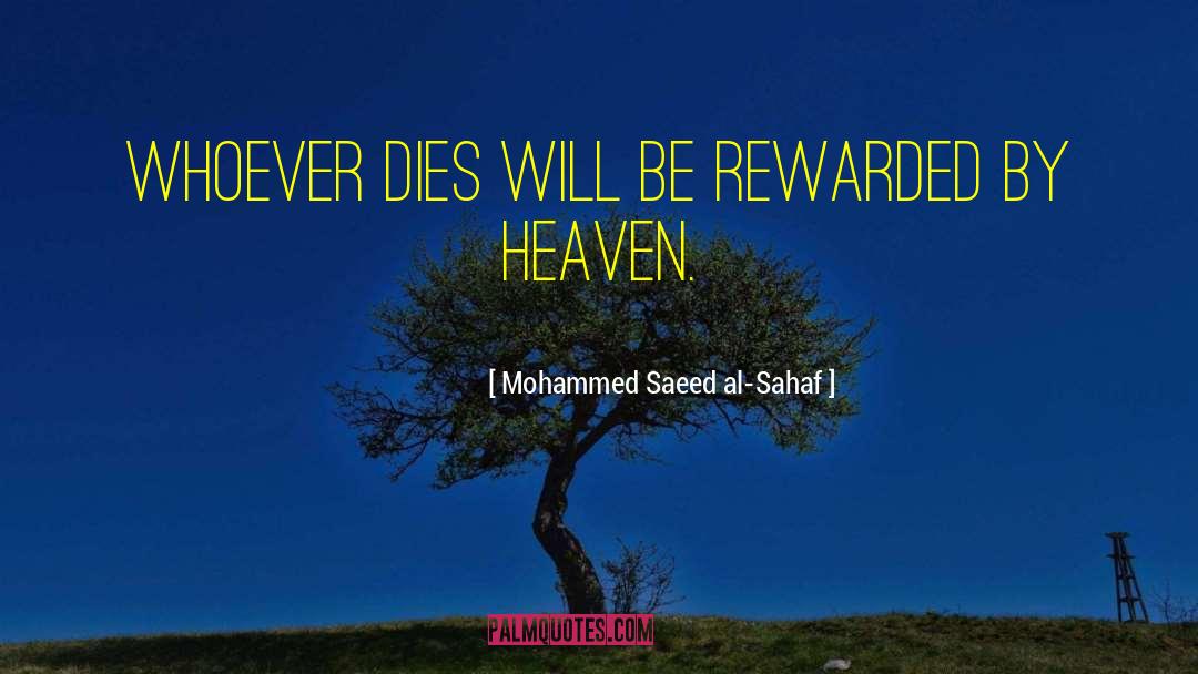 Under Heaven quotes by Mohammed Saeed Al-Sahaf