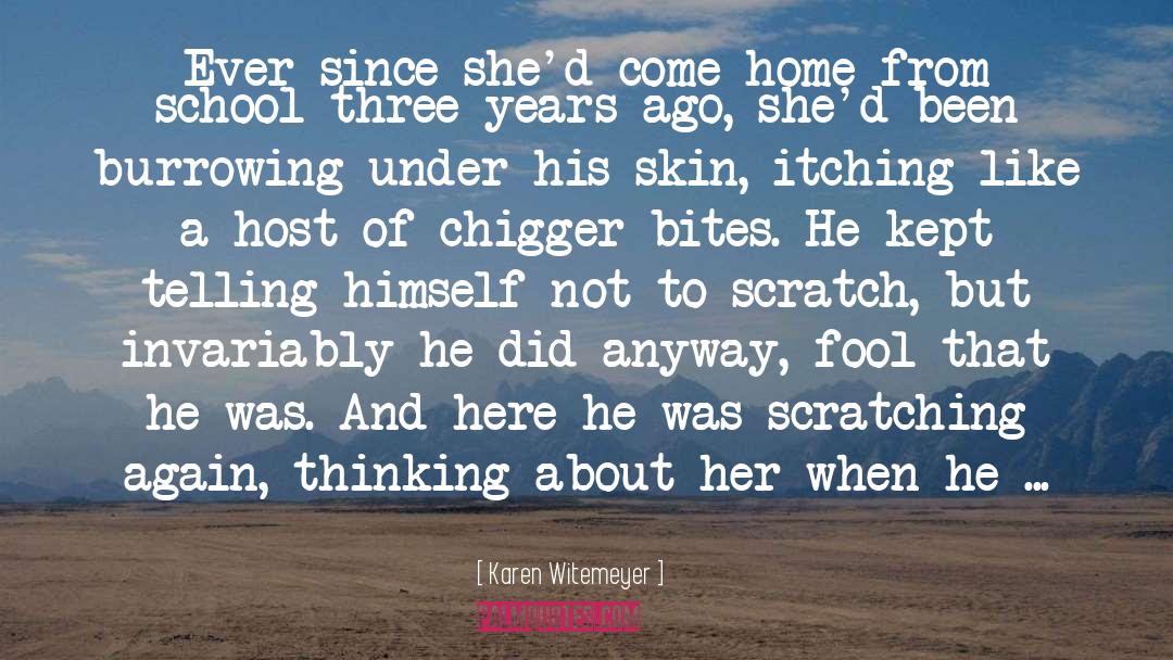 Under His Skin quotes by Karen Witemeyer