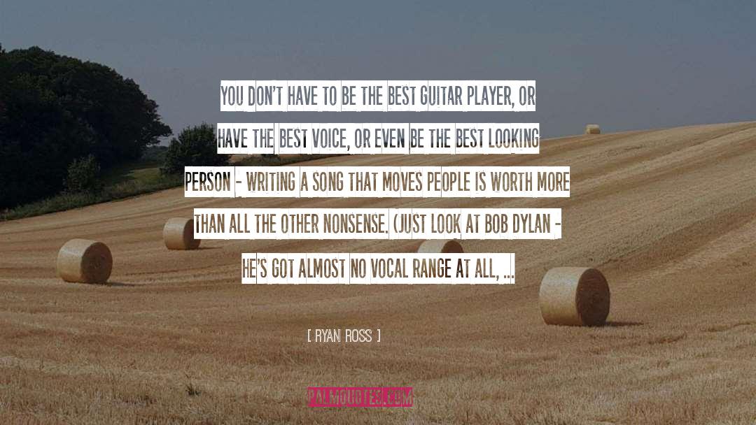 Under Player quotes by Ryan Ross