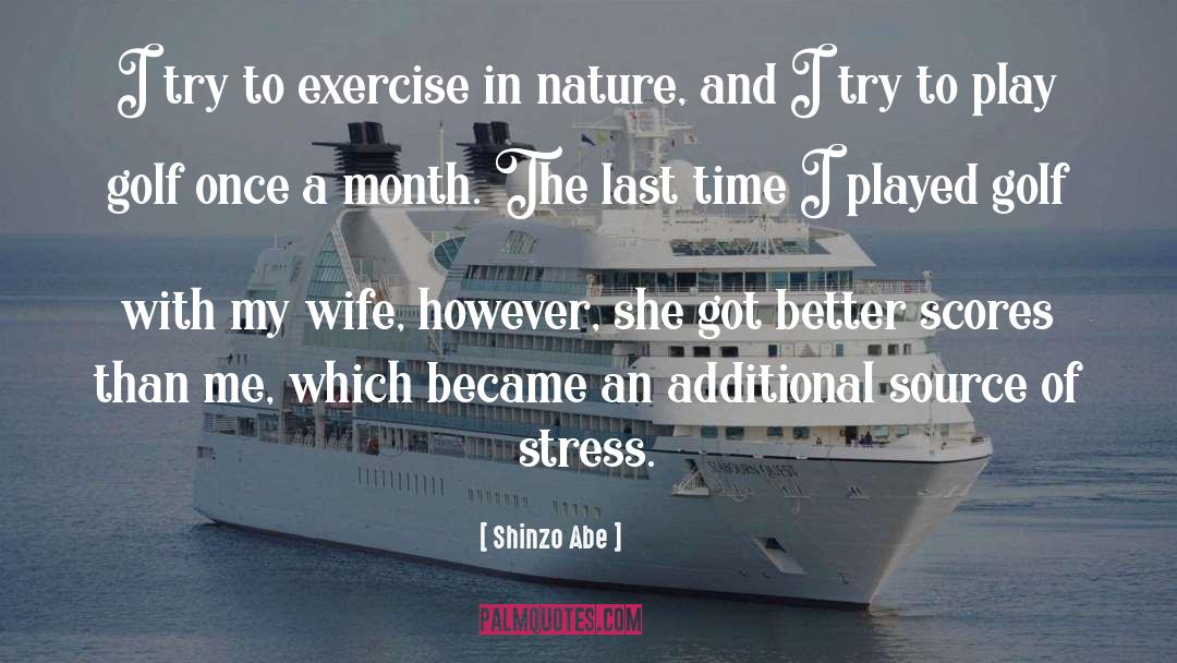 Under Stress quotes by Shinzo Abe