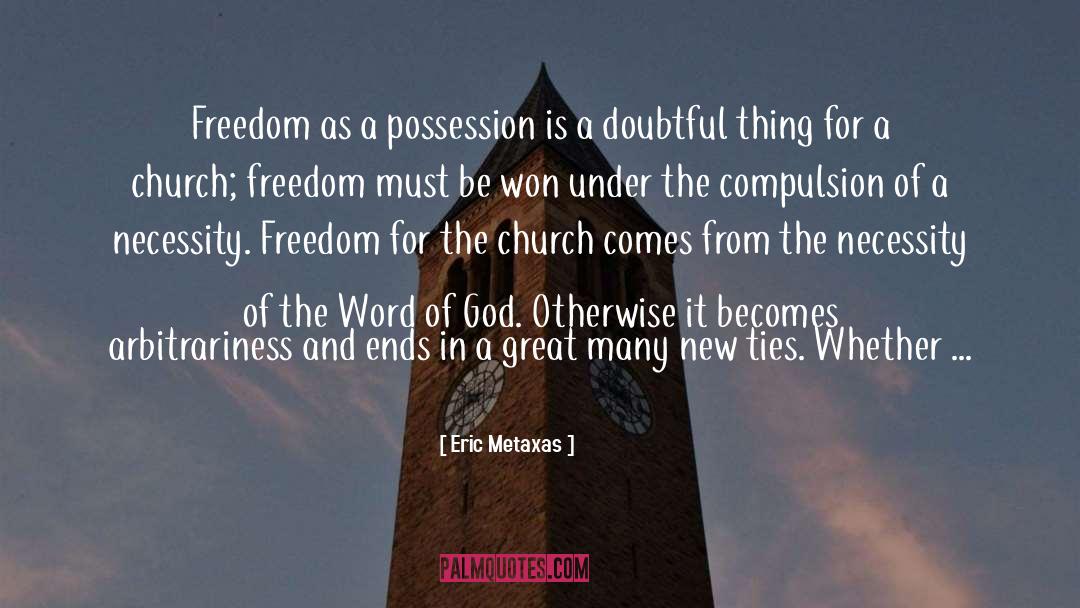 Under The Dome quotes by Eric Metaxas