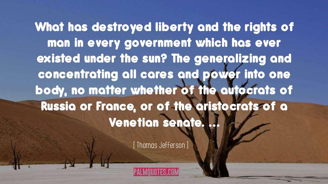 Under The Sun quotes by Thomas Jefferson