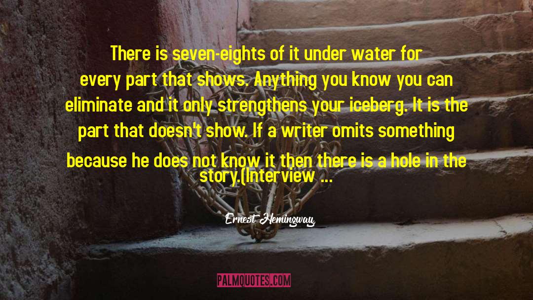 Under Water quotes by Ernest Hemingway,