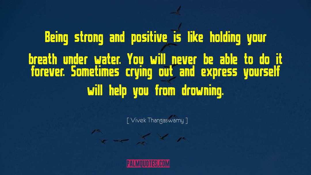 Under Water quotes by Vivek Thangaswamy