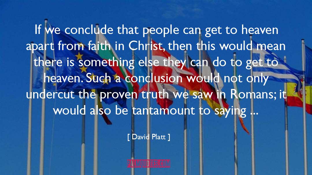 Undercut quotes by David Platt