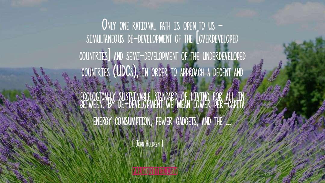 Underdeveloped Countries quotes by John Holdren