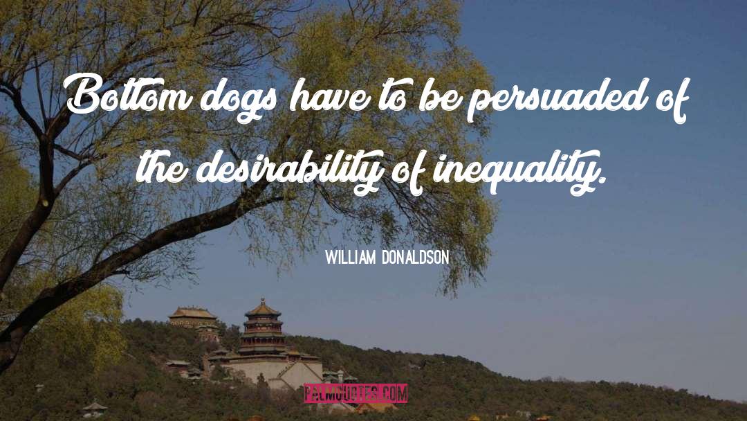 Underdog quotes by William Donaldson