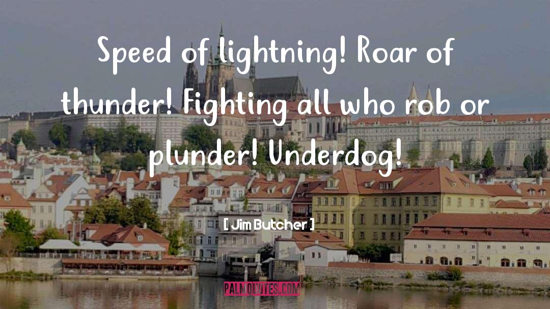 Underdog quotes by Jim Butcher