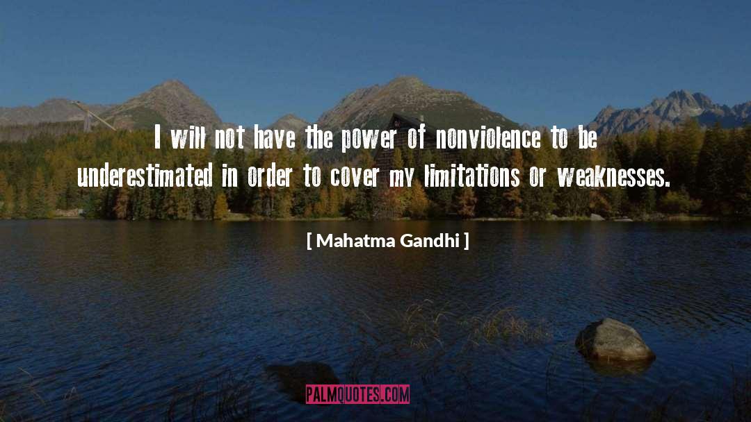 Underestimated quotes by Mahatma Gandhi