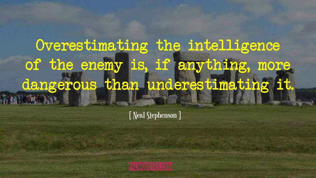 Underestimating quotes by Neal Stephenson