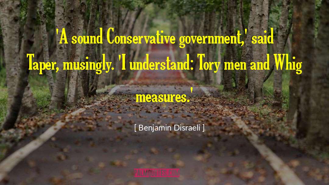 Underfunded Government quotes by Benjamin Disraeli