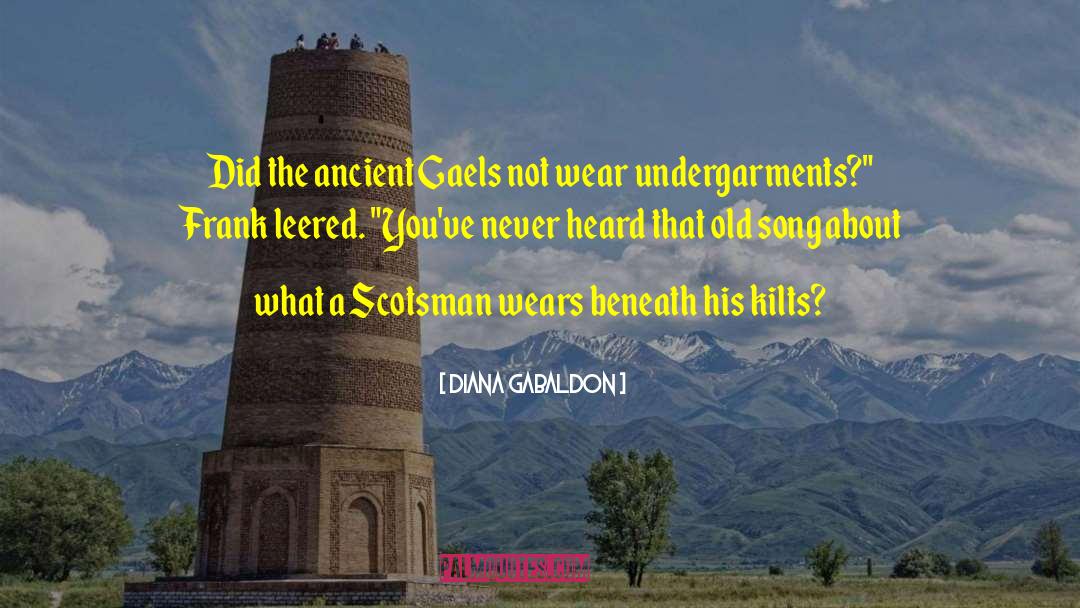 Undergarments quotes by Diana Gabaldon
